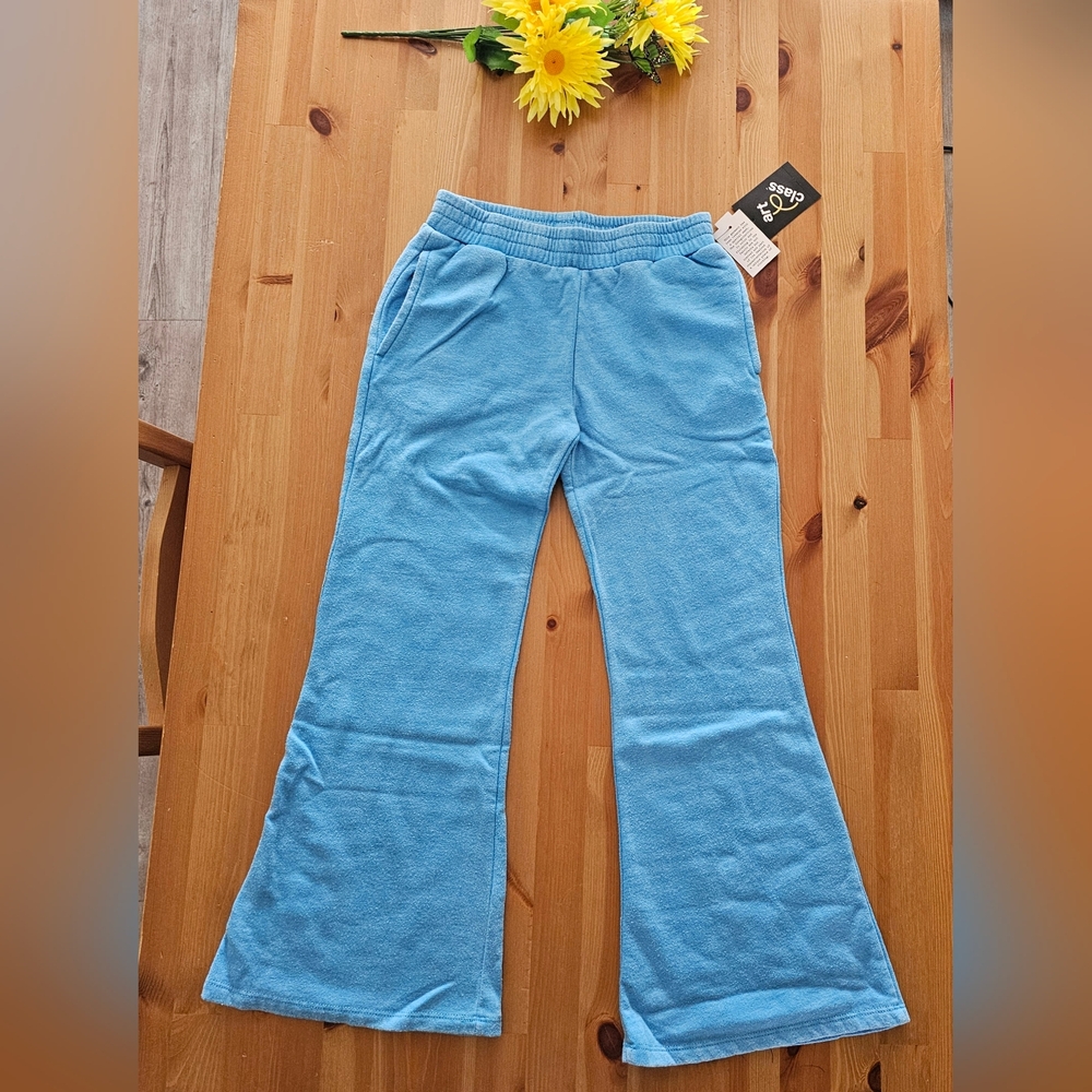 Art Class - Girls Wide Leg Loose Fit flared Pants with Elastic Waist size M(7/8)